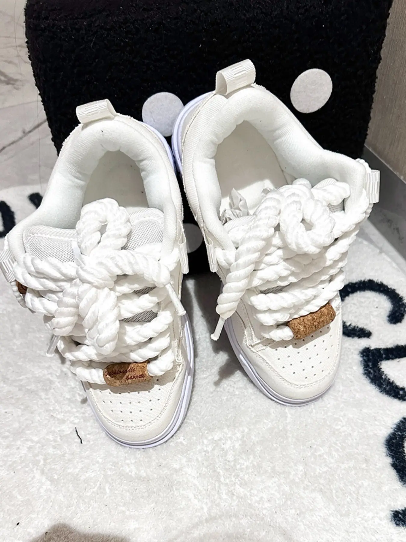 Men's Casual Canvas Shoes, Round Toe Flatform Sneakers Walking Shoes, Anti-Slip Rubber Sole, Unisex Couple Footwear, Size 46, All-Season Comfort