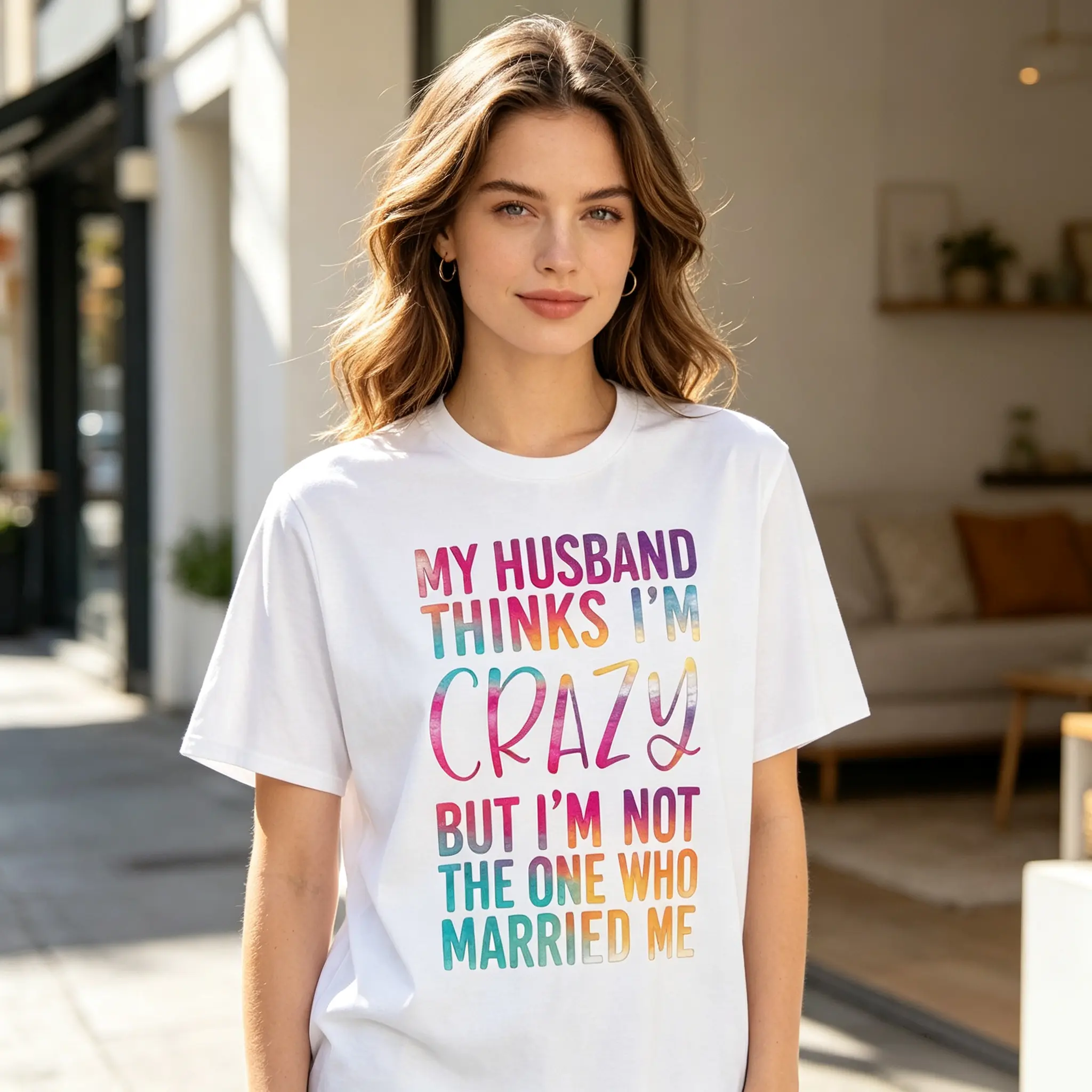 100% Cotton Couple Theme T-Shirt - Men's & Women's Round Neck, Regular Fit, Short Sleeve, Graphic Print, Casual Wear Tops for Marriage Wedding Anniversary Black