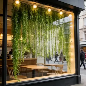20 Pcs Artificial Willow Twigs & Maintenance-Free All-Weather Hanging Ivy, Suitable for Wedding Arches, Hotel Ceilings, Climbing Planters and Wall Art, Ideal for Outdoor Gardens, Party Decor, Festivals and Celebrations