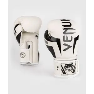 Venum Elite Boxing Gloves - White/Black