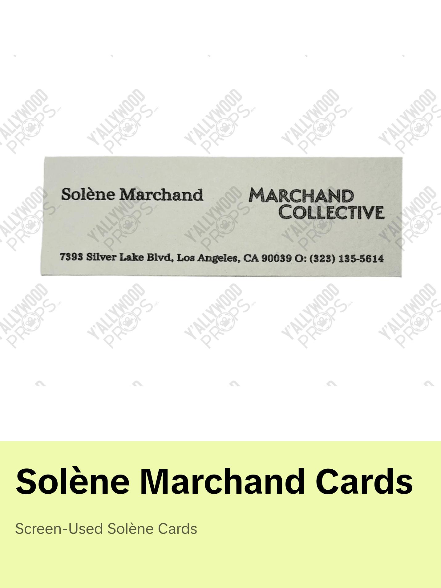 Solene Marchand Business Card The Idea of You (2024)