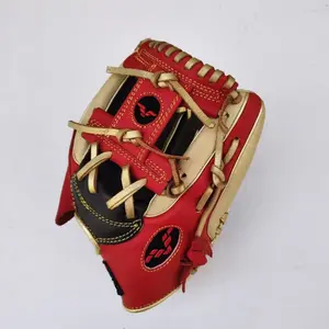 Travel ball  softball  Cowhide Baseball Gloves Children's Adult Guard Gloves Professional Ball Cowhide Catch Gloves