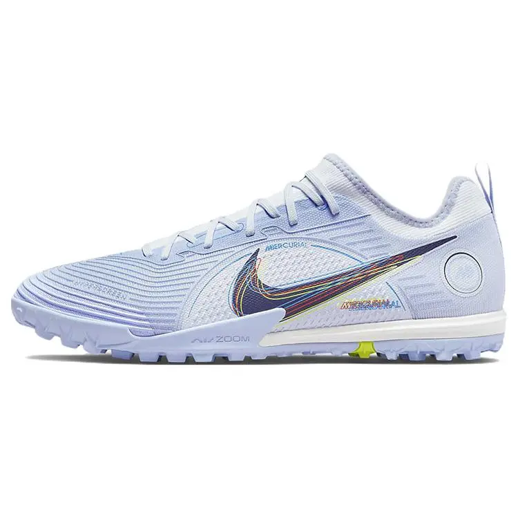 Nike Mercurial Air Zoom Vapor 14 Pro TF Football Grey Light Marine Soccer Cleats Unisex DJ2851-054