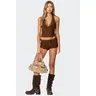 Sloane Faux Suede Micro Shorts