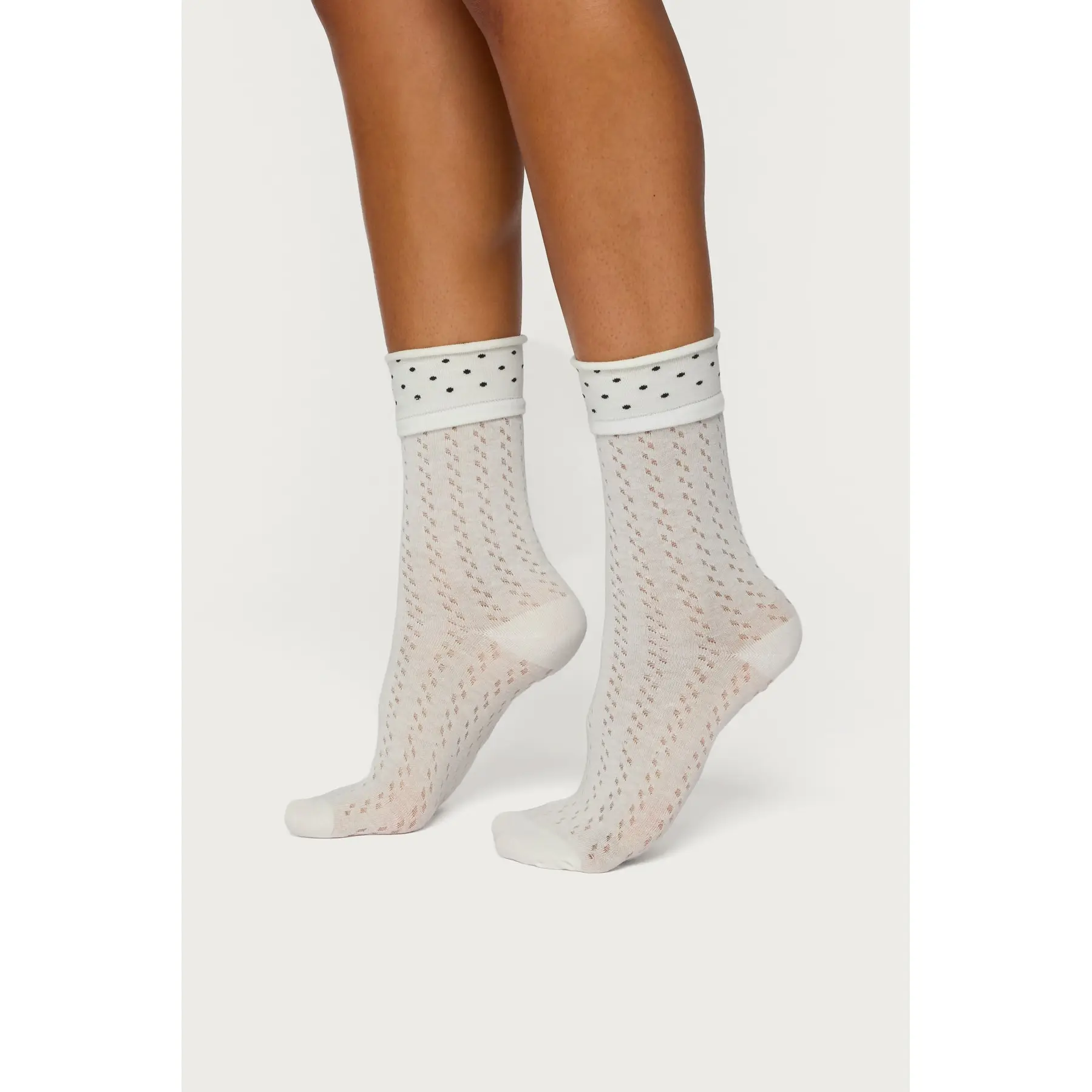 Pointelle Polka Dot Socks Pointelle Polka Dot Socks
