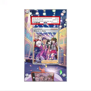 [Display Case]Pokemon Silver Tempest Friend in Galars TG23,SWSH VMAX Climax 258/184 SR- Extended Art Pokemon "PSA" Graded Card Display Case