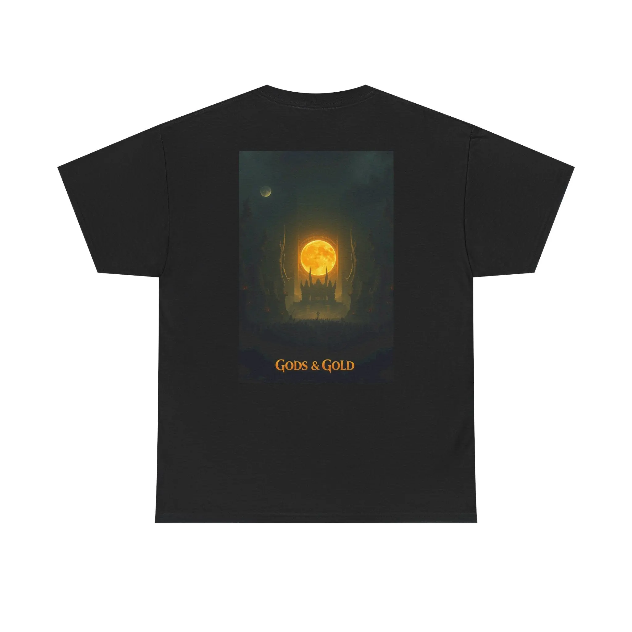 ECLIPSE Unisex Heavy Cotton Vibe Uniform Top - Oversized Short Sleeve Crew Neck Ribbed Casual Summer Tshirt with Durable Fabric