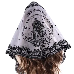 Versatile Triangular Scarf Made of Soft, Comfortable Polyester Fabric for Travel