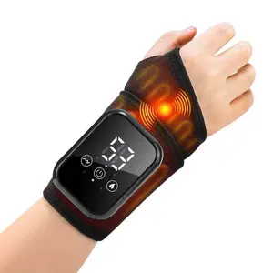 Cordless Wrist Hand Heating Pad Massage for Pain Relief, Rechargeable Heated Wrist Brace for Carpal Tunnel, Heat Therapy Heated Wrist Massager Wrap for Arthritis summervibes