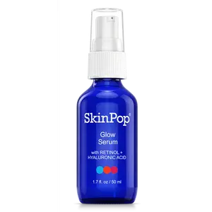 Glow Serum with Retinol & Hyaluronic Acid 1.7 fl oz 50 ml for Radiant Skin Care