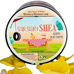 Organic Summer Blend Body Butter, Brazilian Orange, Carrot Seed - For Sunshine or Sunset, Handmade, Small Batch