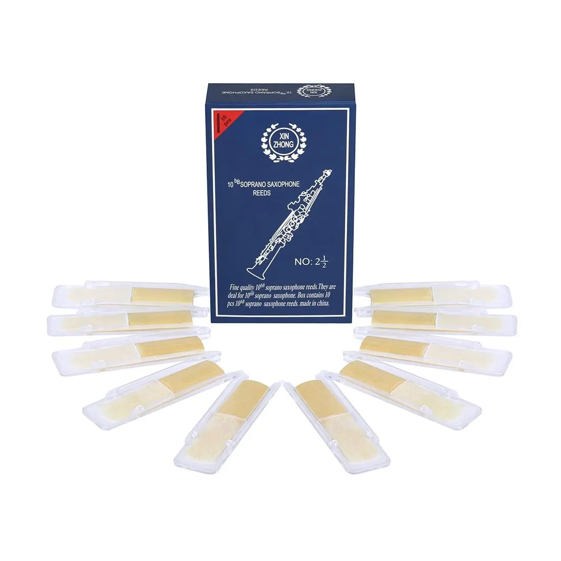 Soprano Saxophone Reeds, 3 Sets High Quality Saxophone Reeds, Musical Instrument Accessories for Saxophone, Music Accessories