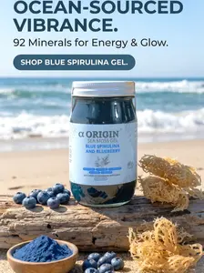 Blue Spirulina and Blueberry Sea Moss Gel