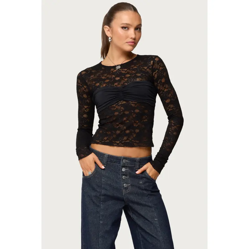 トップス STEPHANIE ROSETTE TOP BIBIY. MADE | STEPHANIE ROSETTE TOP｜Bibiy.