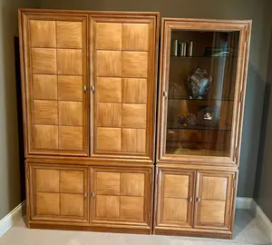 Thomasville Expressions 2 Piece Entertainment Center China Cabinet