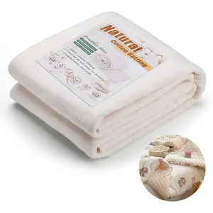 Cotton Batting,  Cotton Quilt Batting for Quilts, 59 x 79 Inch Light Weight Purely  All Season Quilt Batting for Quilts, Craft and Sewing Handmade Quilts & DIY