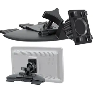 CD Slot Mount for  Screen - Heavy-Duty 360? Rotation  CD Mount for  Screen with 4-Button Lock, Compatible with 7-11" GPS Monitors & Portable  Play Screens