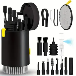 Eowulfrost 20-In-1 Multi-Function Cleaning Kit for Electronics, Includes Keyboard & Earbud Cleaners, Brushes for Phones & Cameras