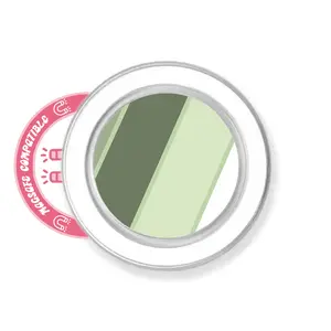 abbyrose Sage Stripes Phone Grip with magnet Clear