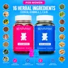BEARVANA Women's 16-Herb Wellness Gummies Combo Pack | Vitamins A C E and B6 | Daily Gummies Worth the Hype | Berry Flavor | 120 Gummies
