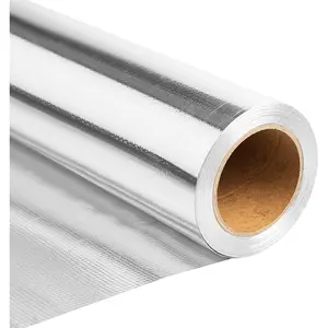 Sauna Foil Vapor Barrier, 500 sqft  Insulation Roll Heavy-Duty Non-Perforated Reflective Thermal Barrier for Energy Efficient Sauna, Attic, Garage and Crawl Space (4FT x 125FT)