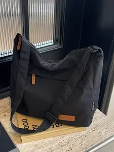 New Casual Tote Bag, Large Capacity, Horizontal Zipper Multi-Pocket, Women's Daily Commute Shoulder Bag, Stylish & Practical