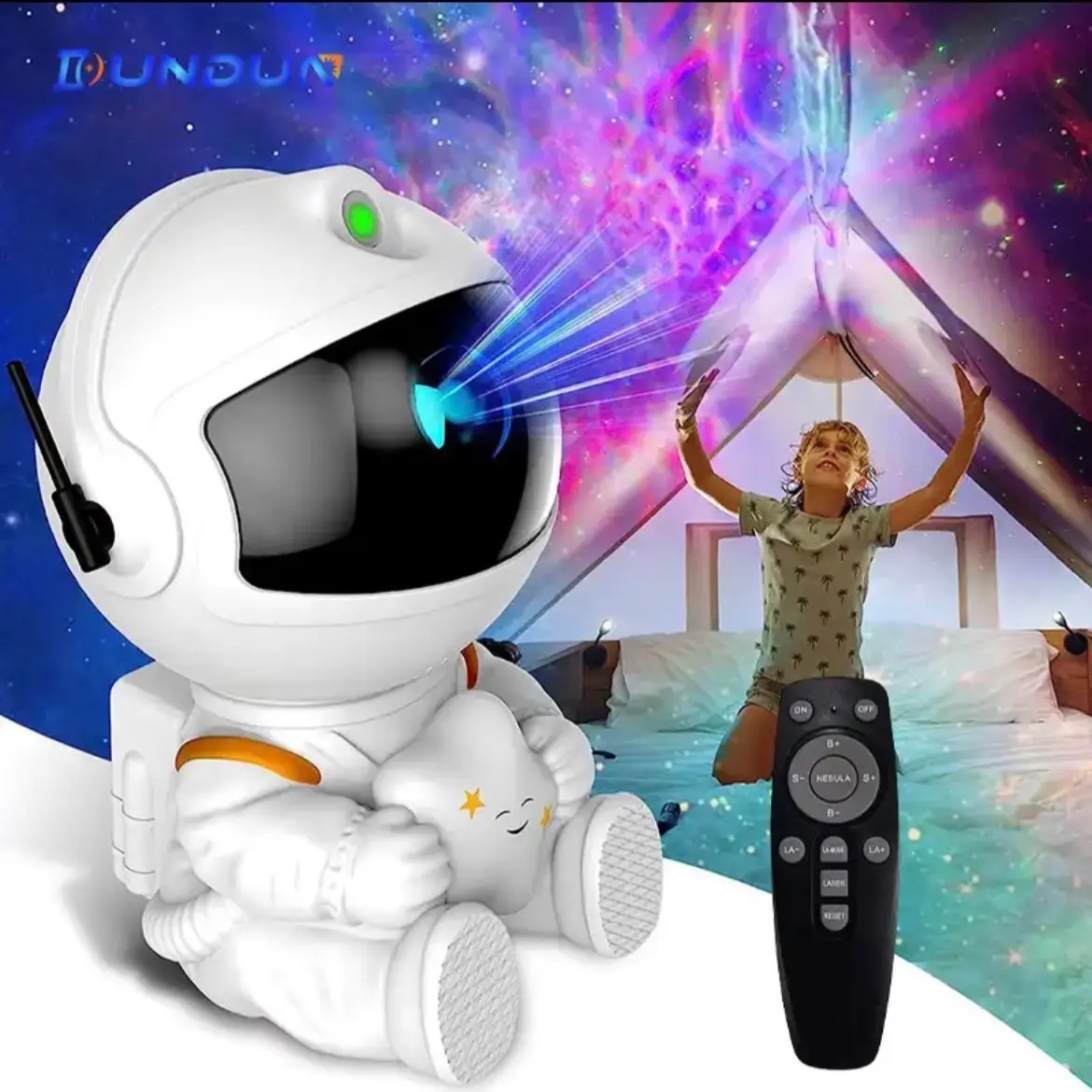 Astronaut galaxy projector