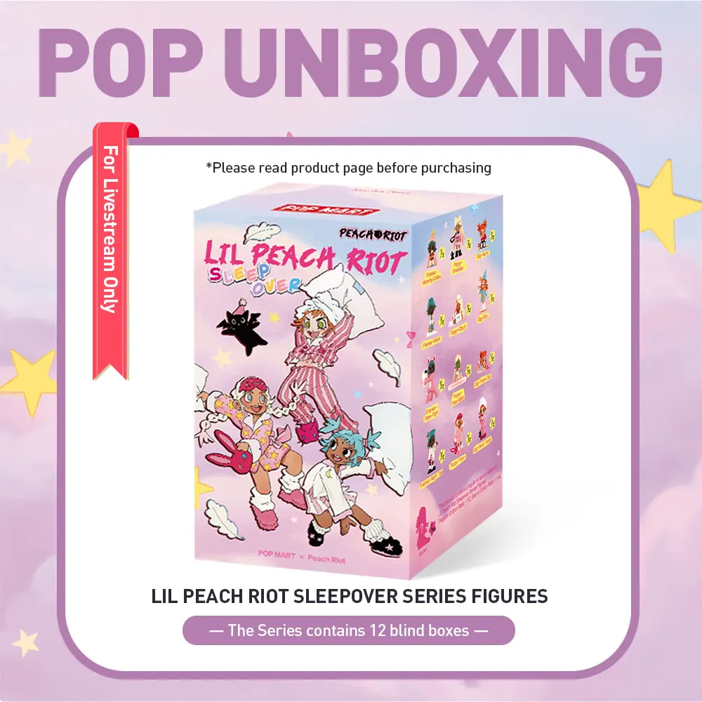 unboxing -Lil Peach Riot Sleepover Series Figures unboxing -Lil Peach Riot Sleepover Series Figures