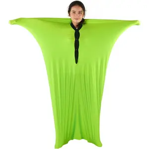 Sensory Sox Body Socks - Full-Body Wrap Relieve Stress for Individuals with Autism, Anxiety - Deep Pressure Simulation Body Blanket Great for Dynamic Movement (Large 56"x27",Green)