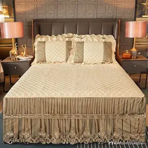 3 Pieces Bedsheets Sets with Decorative Trim and Elegant Design
