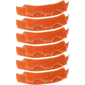 6pcs Hard Hat Sweatband - Cotton Hard Hat Liner With Hook And Loop, Reusable Hardhat Sweatband For Chainsaw Helmet, Hard Hat Sweat Bands Replacement, Welder Helmet,Hard Hat Accessories