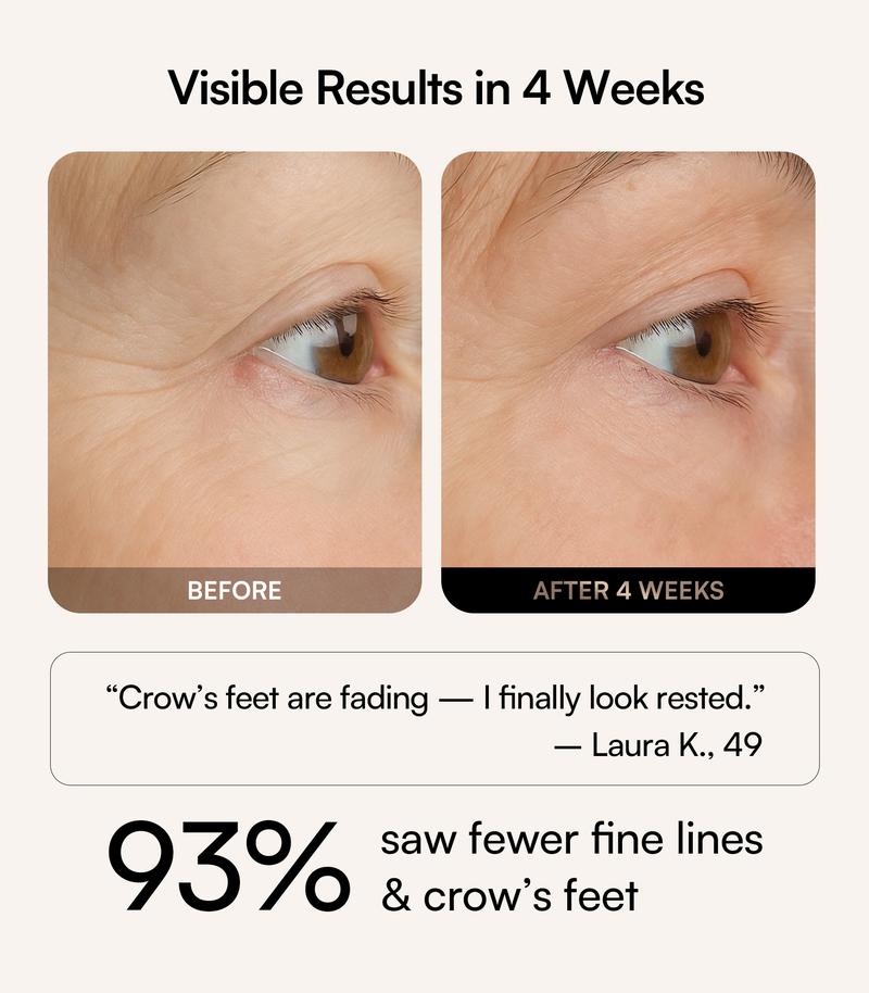 INIA GLOW Red Light Therapy Eye Mask with 96 High-Density LEDs & Cryotherapy Cooling, LED Eye Mask Skincare for Wrinkles, Dark Circles & Puffiness, FDA-Cleared, Portable and Rechargeable, 2-Year Warranty