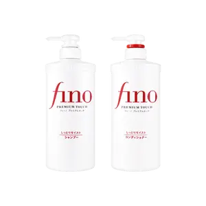 Fino Repair Shampoo & Conditioner 550ml+550ml  - Intensive Repair, Moisture & Strengthening - for All Hair Types Cleanser Cleansing Hydrate Flower