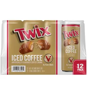 Sweet Twix Chocolate Ice Coffee Low Sugar Bottle Pack Cheap Trending Sweet Treat Bundle Iced Coffee Dairy Free Low Fat Beverage Creamy Caramel