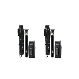 Professional Hair Clipper Set, Cordless Design, Built-in Battery, Easy-to-use, Perfect for Home Grooming, Durable and Efficient