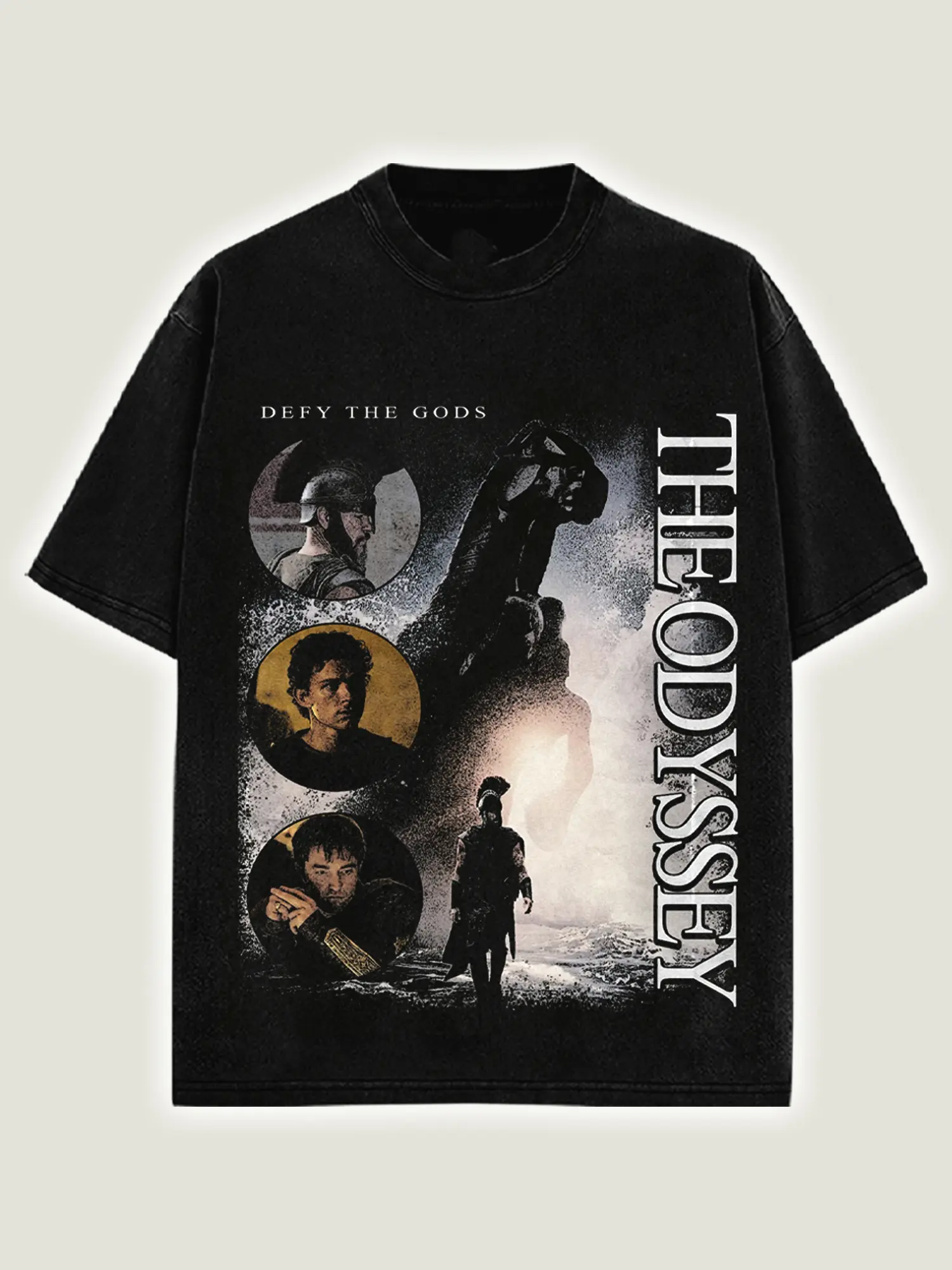The Odyssey Movie 2026 V4 - Fantasy Epic Shirt The Odyssey Graphic High-Quality Unisex Cotton Shirt Action Epic Movie Tee Vintage T-Shirt Nolan Film Graphic Fan T-Shirt