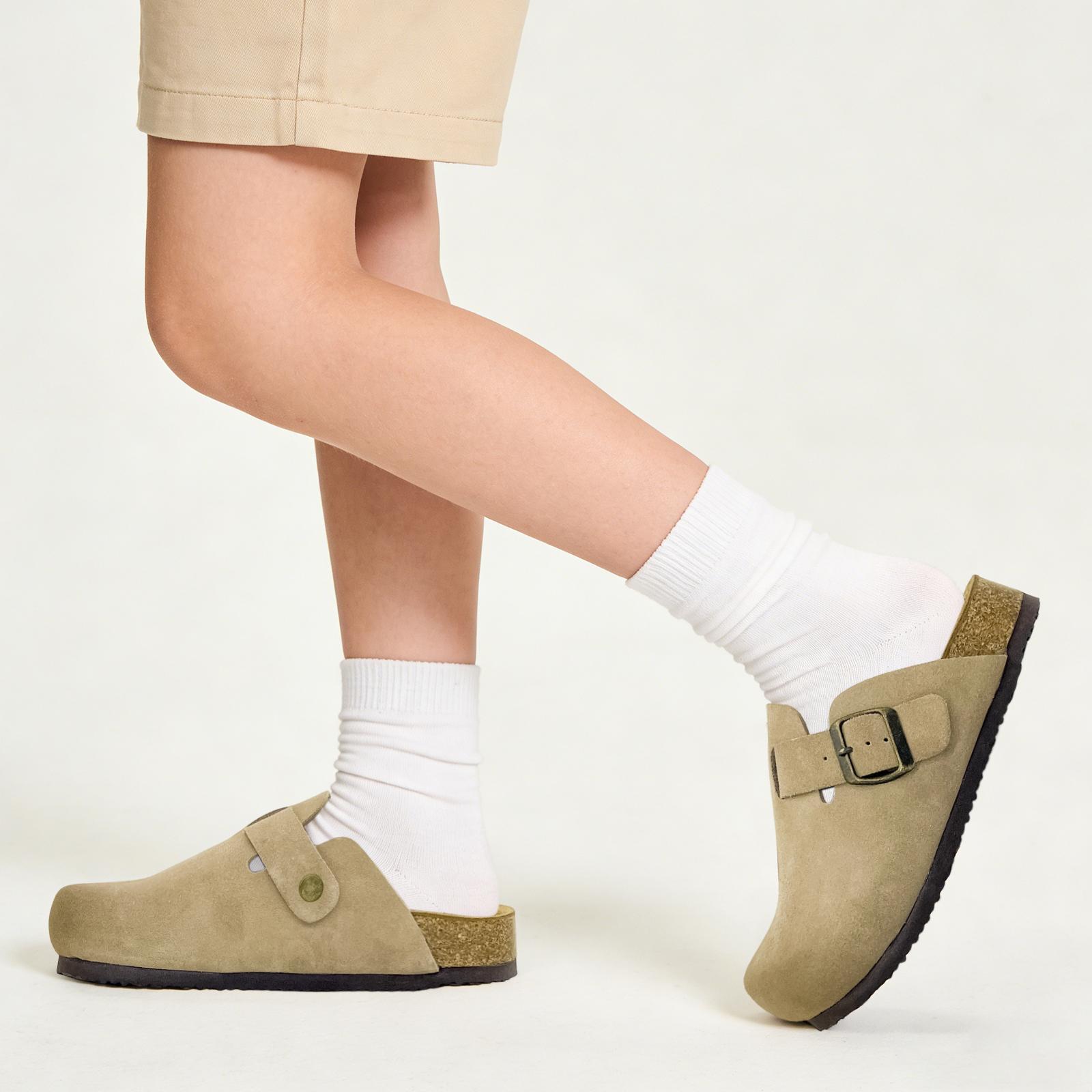 Kids' Premium Suede Clogs with Adjustable Shoes – Comfortable Retro Mules for Boys and Girls, Perfect for Casual Daily Wear & Outdoor Play Kids' Premium Suede Clogs with Adjustable Shoes – Comfortable Retro Mules for Boys and Girls, Perfect for Casual Daily Wear & Outdoor Play