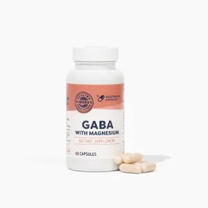 Vimergy GABA with Magnesium – Supports Nervous System Function – Promotes Relaxation – Kosher, Vegan & Gluten-Free – 60 Capsules