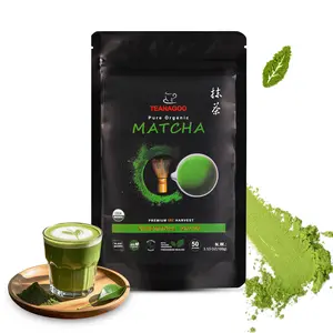TEANAGOO Ceremonial Grade Matcha Powder Premium First-Harvest USDA Organic Unsweetened No Additives for Latte Daily Beverage or Traditional Tea Ceremony Multiple