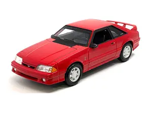 1993 Ford Mustang SVT Cobra – Red Diecast 1:24 Scale Model - Maisto 32906RD