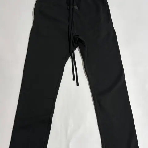 Men's Plain Casual Uncuffed Wide Leg Joggers - Black Baggy Sweatpants, Stylish Soft Unisex Sporty Athletic Trousers with Pockets, Drawstring Relaxed Oversized Fit for Lounge, All-Season Use, Plain Casual Joggers