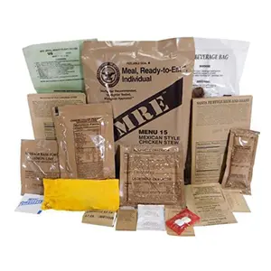 Genuine Military MRE Meal with Inspection Date September 2017 or Newer (Southwest Beef and Beans)