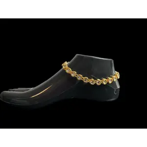 Kundan anklets (READY TO SHIP)