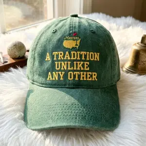 The Masters 2026 Hat, Vintage Golf Augusta Style Embroidered Dad Hat, Casual Everyday Wear Unisex Adjustable Cap
