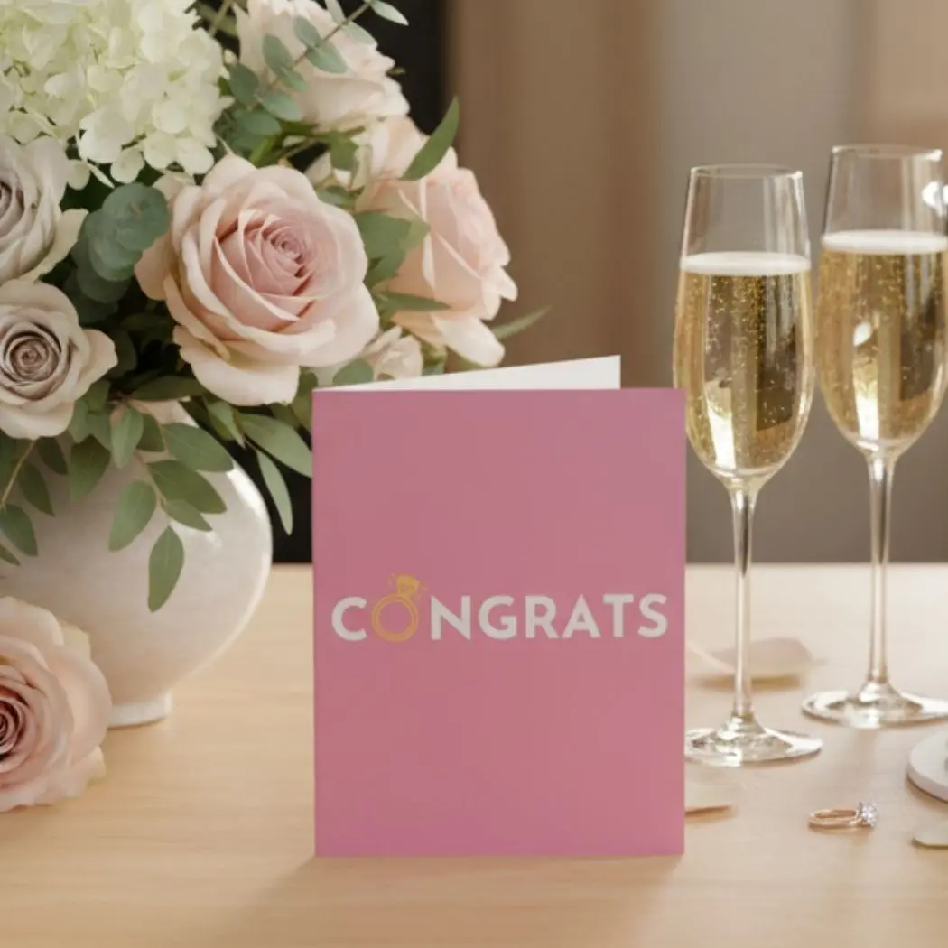 Congrats Wedding and Engagement Card