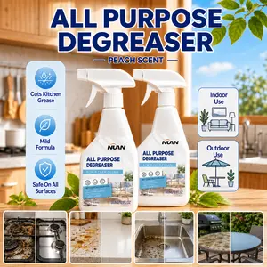 NUAN Heavy Duty All Purpose Degreaser Multi Surface Cleaner for Kitchen Stove Range Hood Home Deep Cleaning
