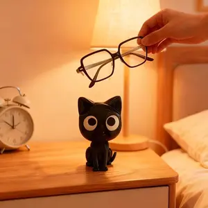 Cat Eyeglasses Frame, Cute Plastic Desktop Storage Box, Eyeglasses Holder, Home Decor, Holiday Gift, Stylish and Functional