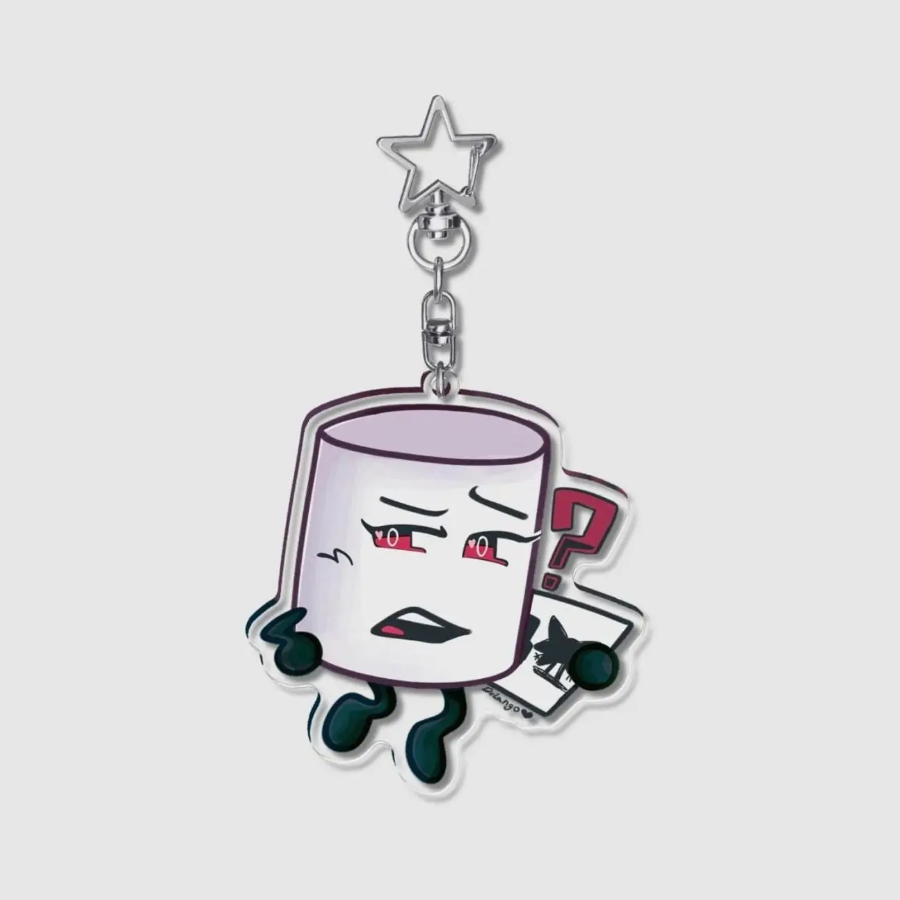 Marshmallow inanimate insanity - Acrylic Keychain / Charm - object shows