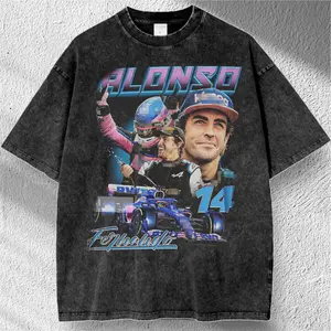 Fernando Alonso Shirt Driver Racing Championship Racing Tshirt French Vintage Design 90s Graphic Tee Gift for Him, Gift for Her, Gift for Mom, Gift for Dad