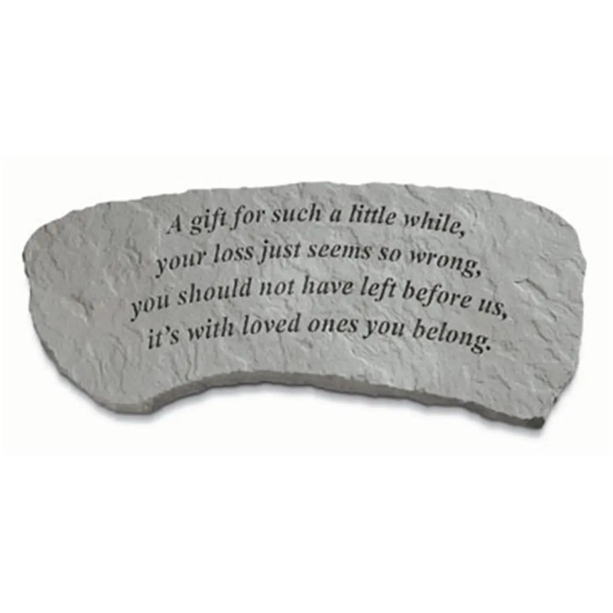 Kay Berry- Inc. A Gift For Such A Little While - Memorial Bench - 29 Inches x 12 Inches x 14.5 Inches
